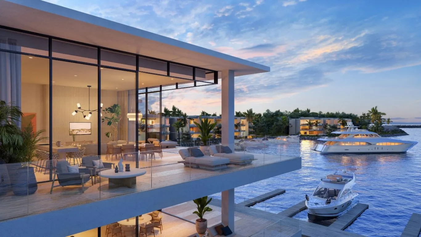 Amanvari Costa Palmas marina villa render