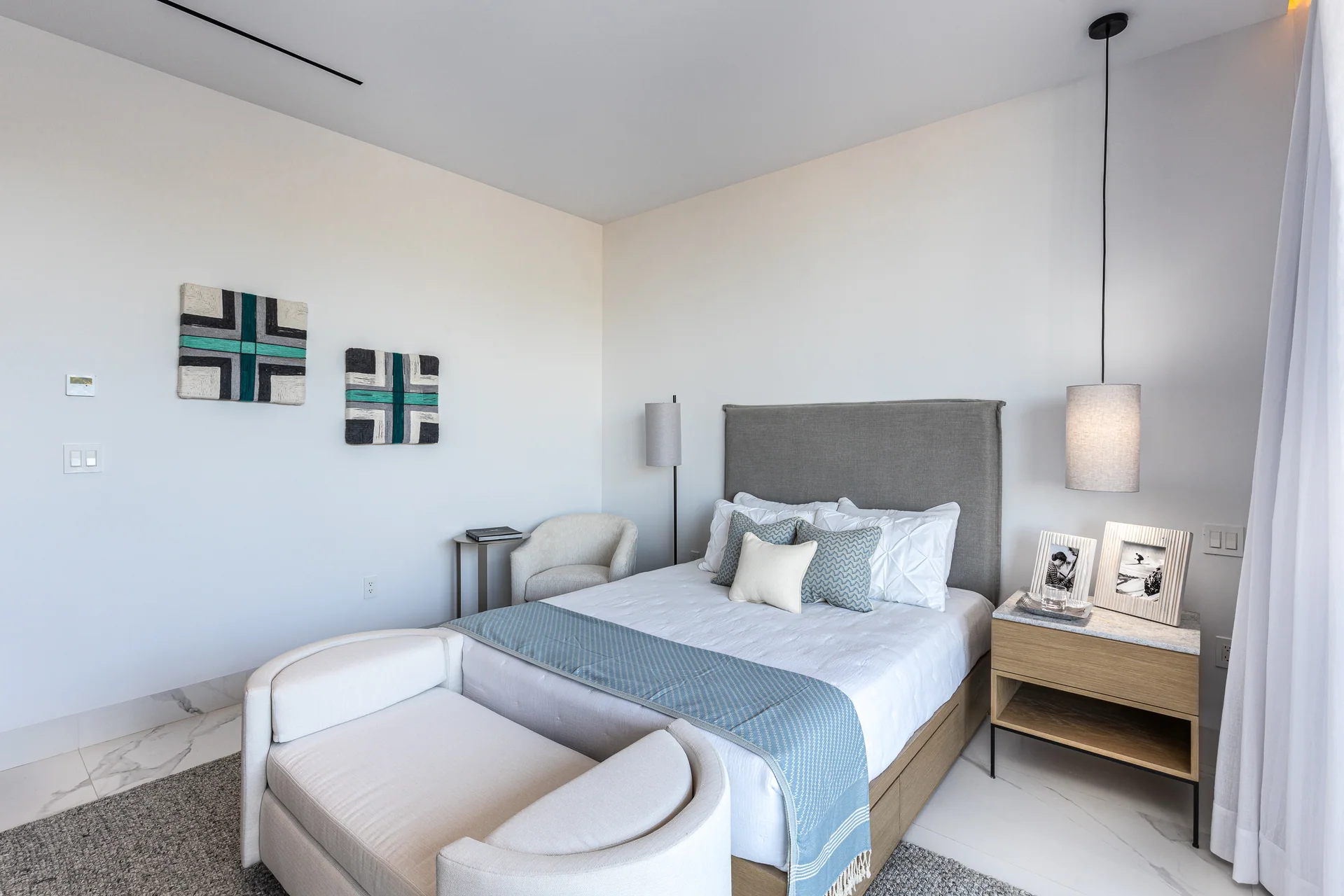 OCEANA model residence guest bedroom