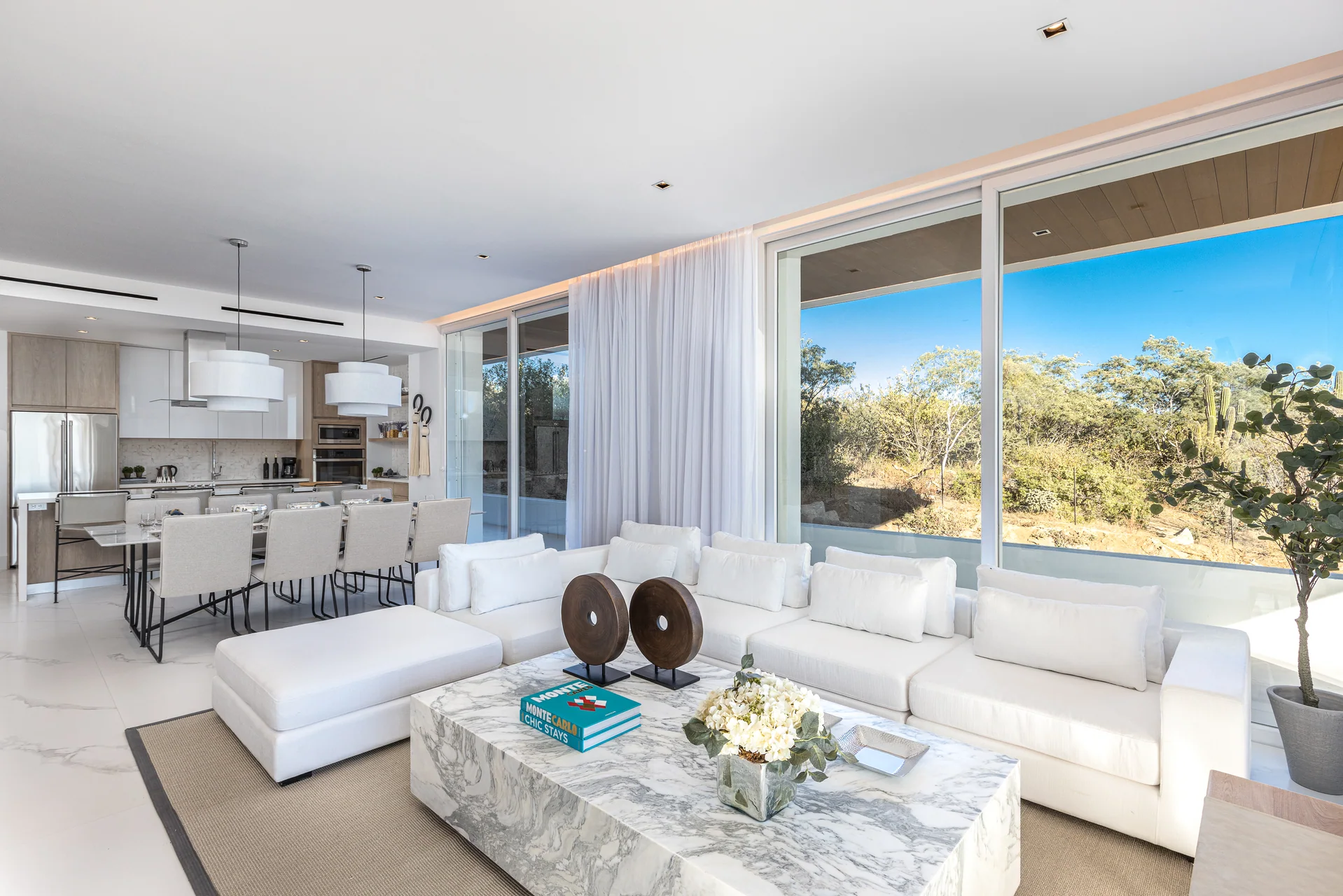 OCEANA model residence open living area