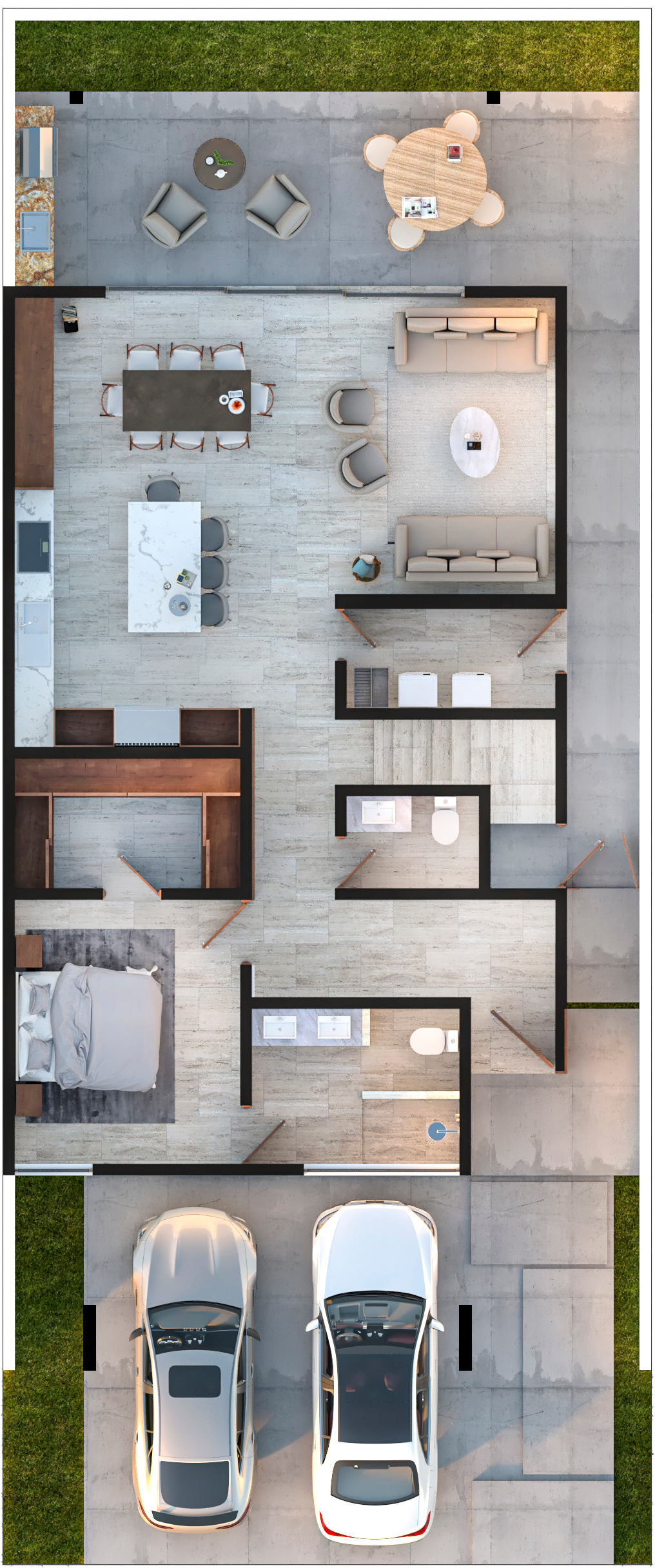 Solara del Mar Biznaga model ground floor plan