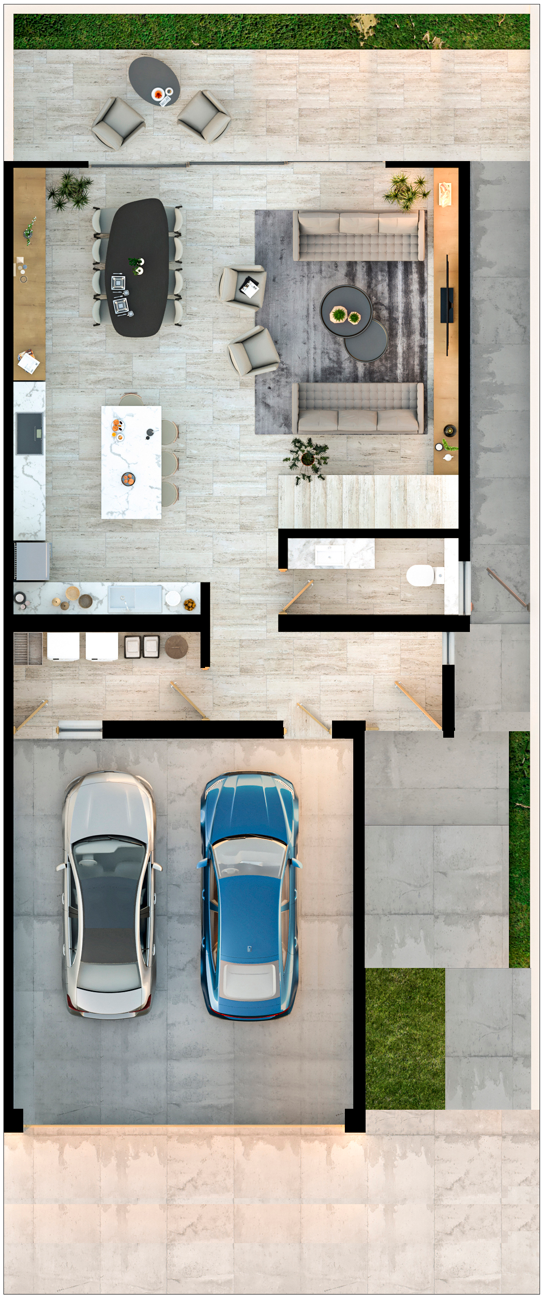 Solara del Mar Pitahaya model ground floor plan