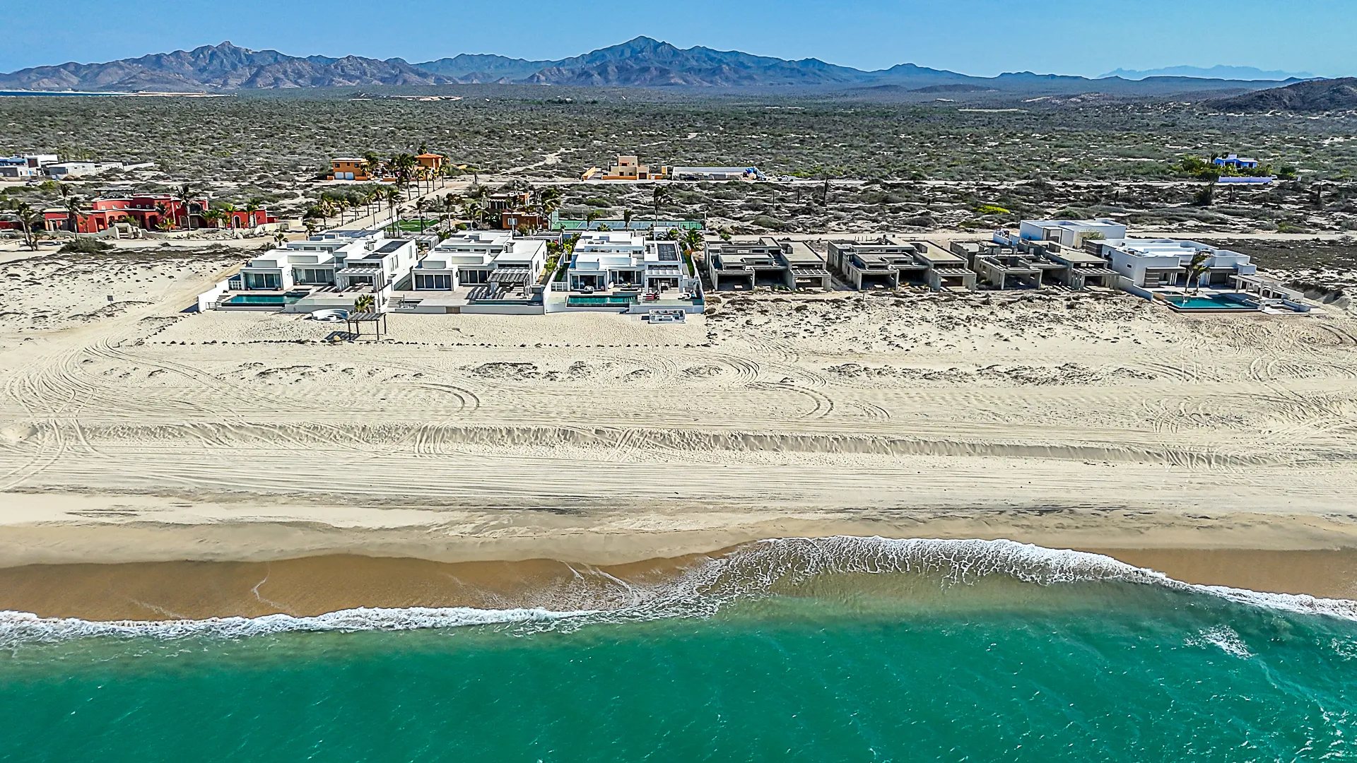 Private oceanfront property near Cabo Pulmo National Marine Park, highlighting environmental protection.